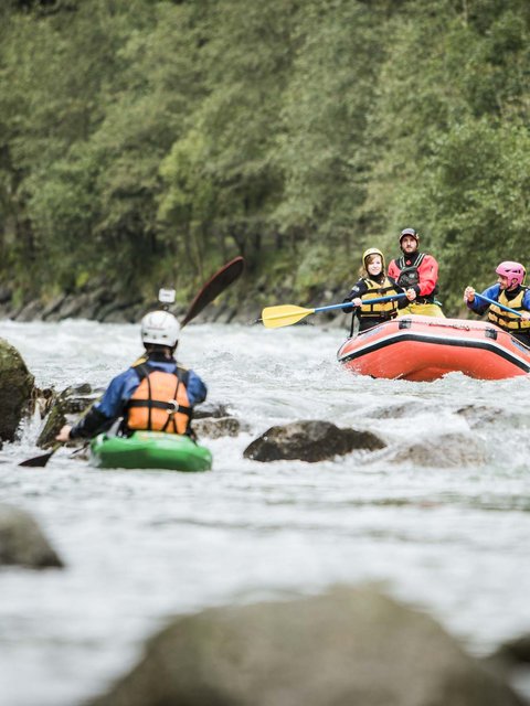 Rafting - Kajak - Canyoning - Ahrntal Südtirol im Wellnesshotel Bildergalerie