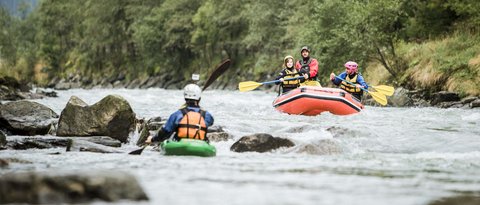 Rafting - Kajak - Canyoning - Ahrntal Südtirol im Wellnesshotel Bildergalerie
