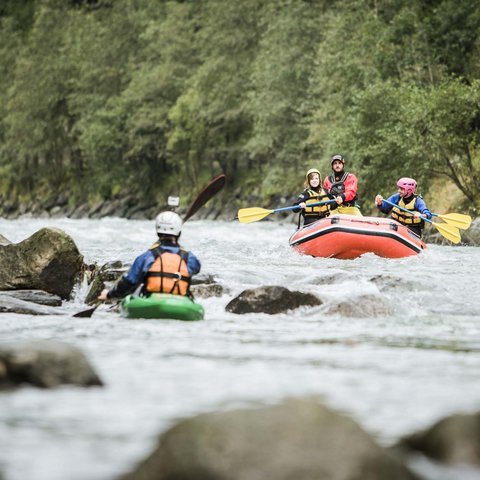 Rafting - Kajak - Canyoning - Ahrntal Südtirol im Wellnesshotel Bildergalerie