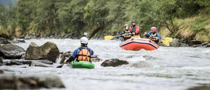 Rafting - Kajak - Canyoning - Ahrntal South Tirol Summer holidays in the Dolomites: dreamlike South Tyrol