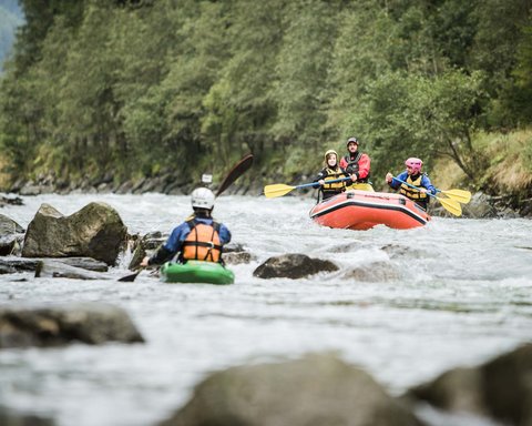 Rafting - Kajak - Canyoning - Ahrntal Südtirol im Wellnesshotel Bildergalerie