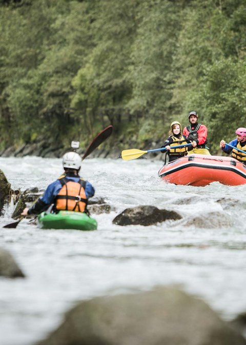 Rafting - Kajak - Canyoning - Ahrntal Südtirol im Wellnesshotel Bildergalerie