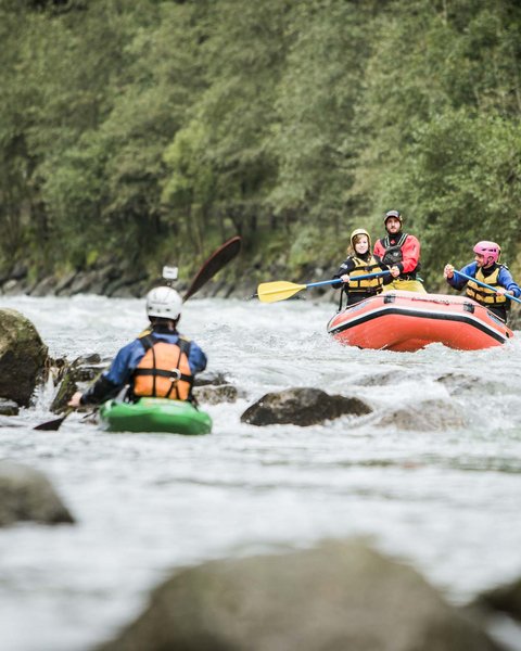 Rafting - Kajak - Canyoning - Ahrntal Südtirol im Wellnesshotel Bildergalerie