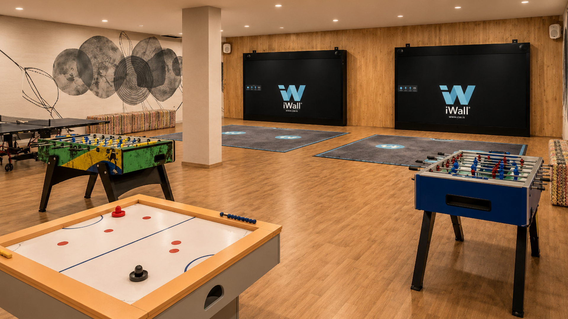 I-Wall - Tableball - Airkockey Hotel benessere per famiglie in Alto Adige | Scivolo da 60 m + Family Spa separata