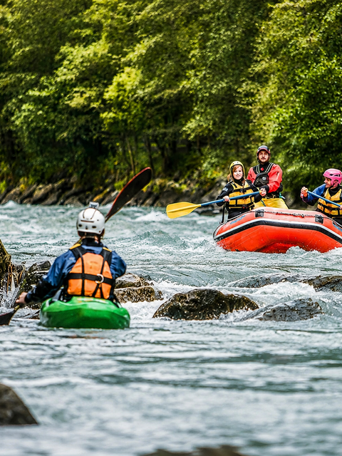 Rafting - Kajak - Canyoning - Ahrntal Südtirol im Wellnesshotel Bildergalerie | Hotel Schwarzenstein Luttach Ahrntal Südtirol