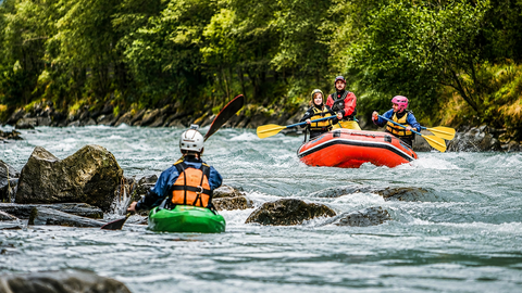 Rafting - Kajak - Canyoning - Ahrntal Südtirol im Wellnesshotel Bildergalerie | Hotel Schwarzenstein Luttach Ahrntal Südtirol