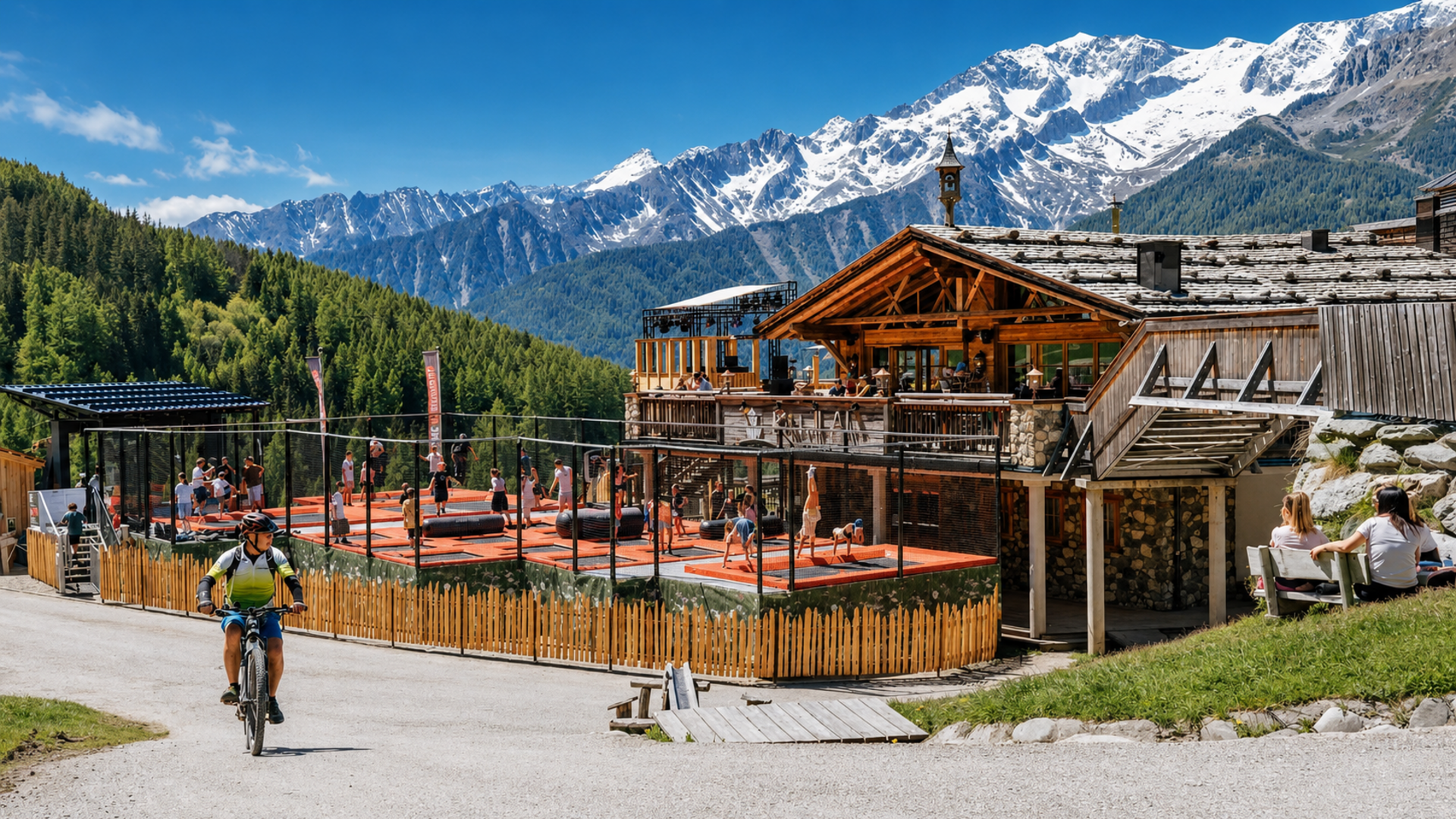 Skiworldahrntal Klausberg Activ Trampoline Hotel benessere per famiglie in Alto Adige | Scivolo da 60 m + Family Spa separata